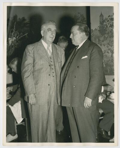 Chief Justice Vinson with Basil O'Connor