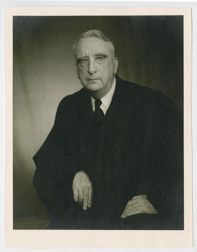 Chief Justice Vinson, judicial portrait