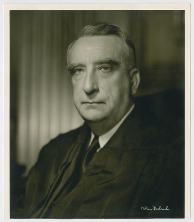 Chief Justice Vinson, judicial portrait A