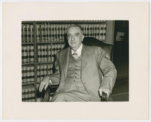 Chief Justice Vinson in business suit