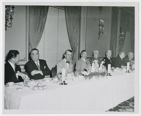 US Attorney's Dinner, Shoreham Hotel. Chief Justice Vinson fourth from right