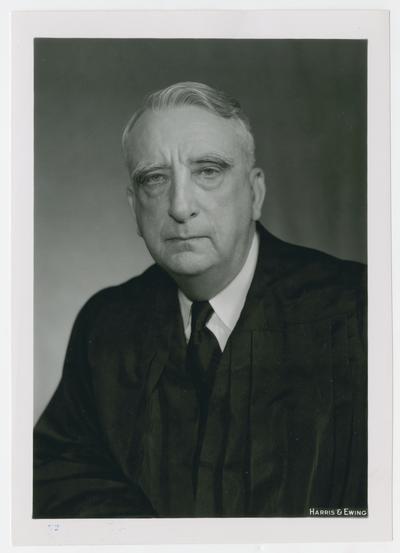 Chief Justice Vinson, judicial portrait