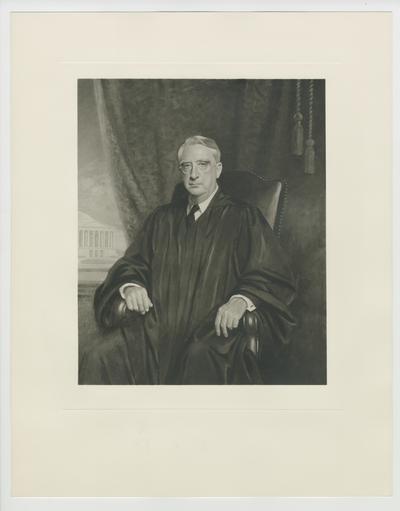 Reproduction of official Supreme Court Vinson portrait