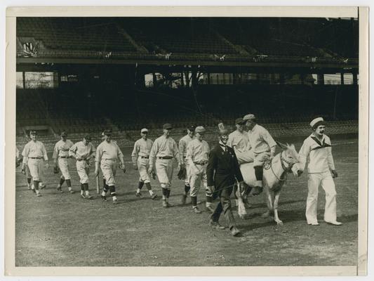Vinson and other members of Congress at the Annual Democratic-Republican Baseball Game