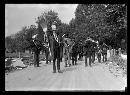 Golden Jubilee parade, band