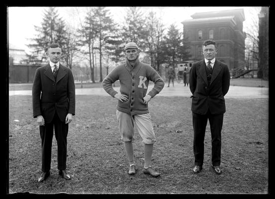 Baseball players: Manager Owsley, Captain Curtis Park, Coach Tuttle