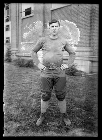 Football players, unidentified