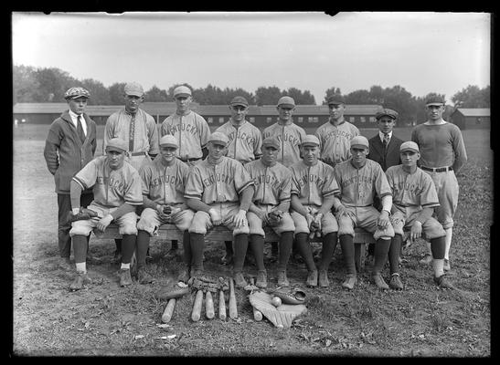 Baseball squad, 1919, Captain George Zerfoss