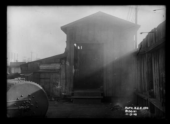 Railroad negative, authority A.G.S. 150, building number 1