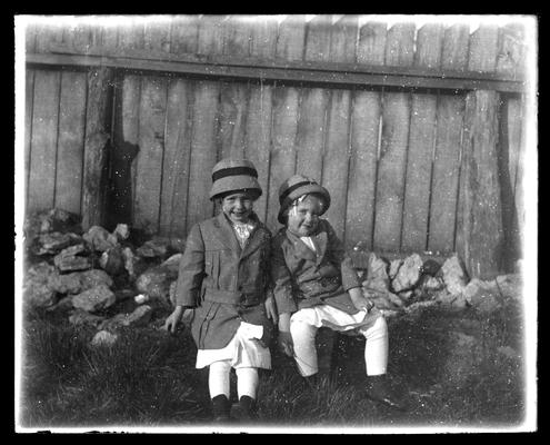 Helen and Gertrude, two little girls