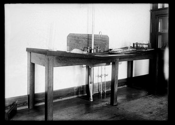 Experiment Station laboratory with specially constructed sink