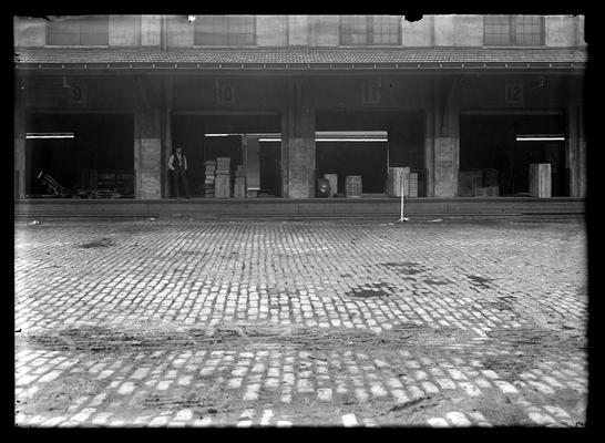 Vine Street Freight Depot, Commerce Street side, sections 9 through 12