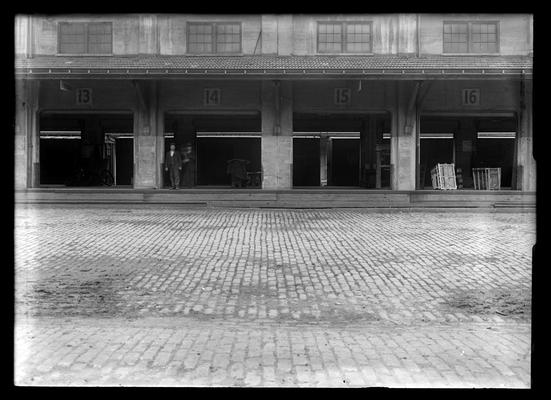 Vine Street Freight Depot, Commerce Street side, sections 13 through 16