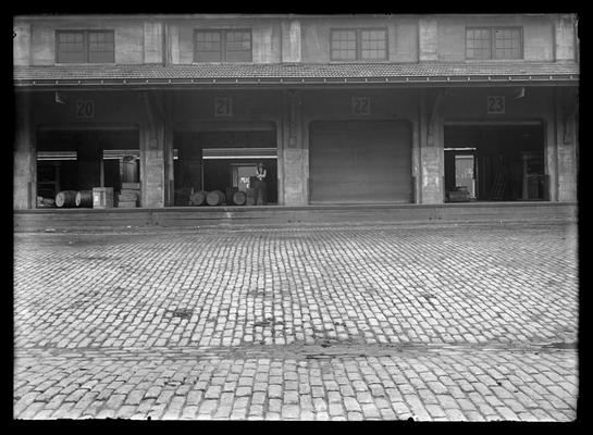 Vine Street Freight Depot, Commerce Street side, sections 20 through 23