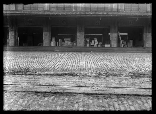 Vine Street Freight Depot, Commerce Street side, sections 48 through 51