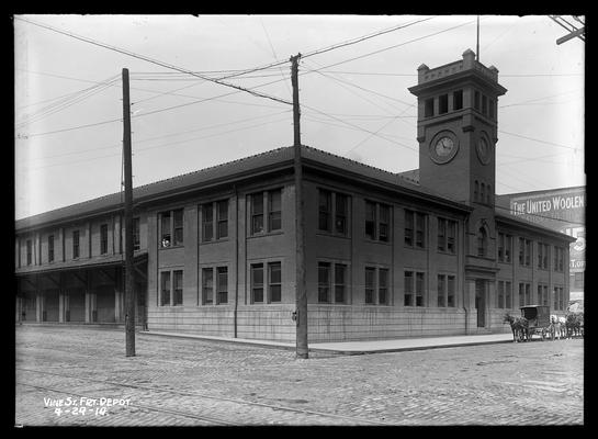 Vine Street Freight Depot, Cincinatti, New Orleans, & Texas Pacific Railway Railroad Queen & Crescent