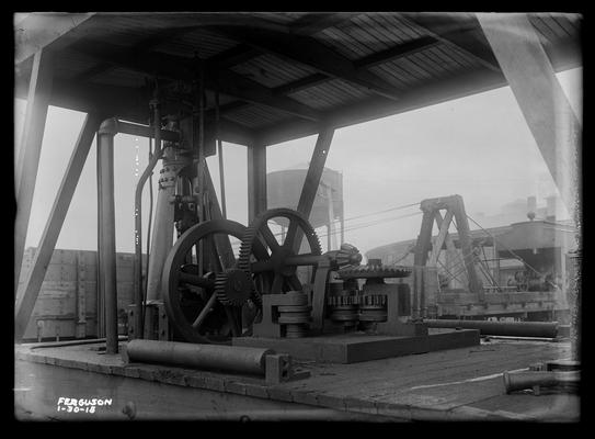 Ferguson, close up of heavy equipment