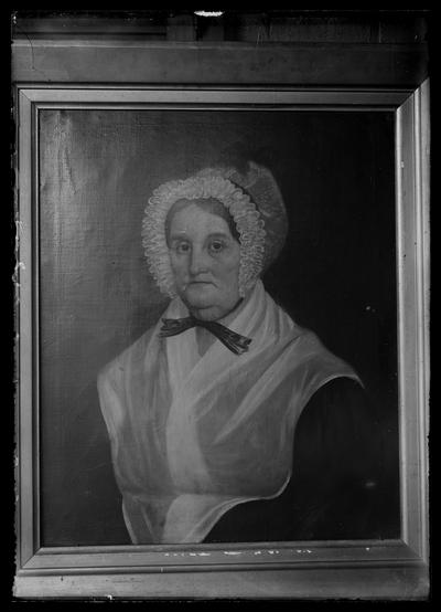 Judge Kinkead, portrait, older woman in bonnet, copy