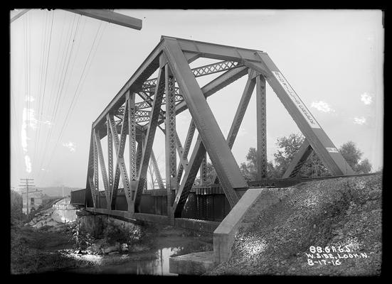 Bridge 88.6 Alabama Great Southern Railroad, Big Willis Creek, west side looking north