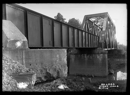 Bridge 88.6 Alabama Great Southern Railroad, west side looking south