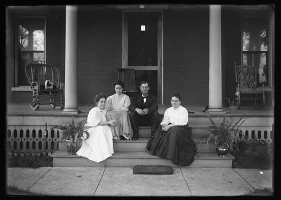 Bitterman family, on steps