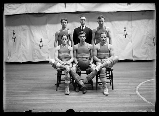Boys basketball team session 1908-1909