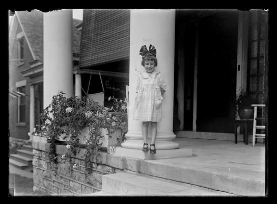 Girl on porch