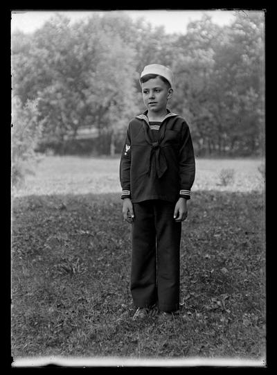 Boy in sailor suit