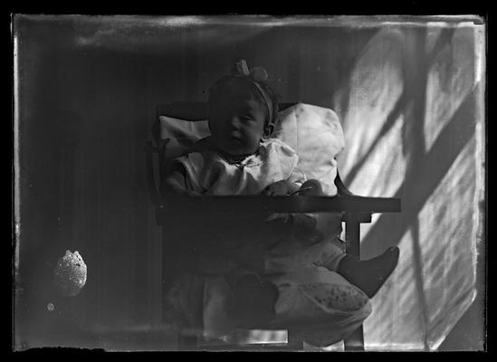 Baby in high chair