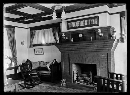 L.K. Frankel, fireplace