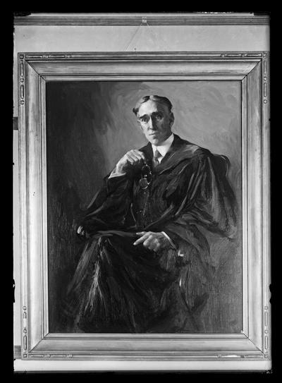 Frank L. McVey portrait, president, copy