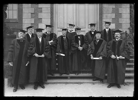 President Patterson with recipients of honorary degrees