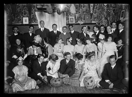A.T.O. (Alpha Tau Omega?) group, party, November 1912