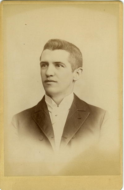 Unidentified man; from page sixteen of album