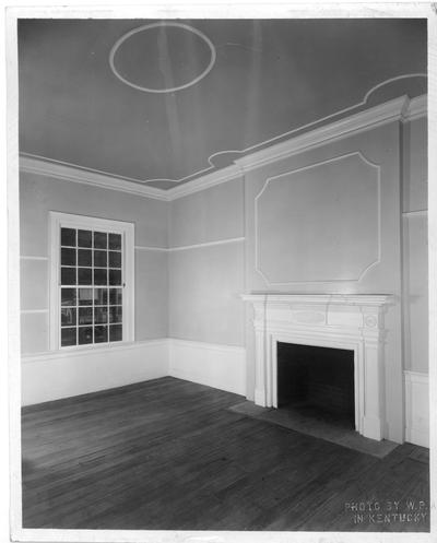 Parlor of McDowell House after renovation by the WPA