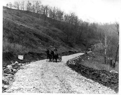 Section of county-wide road improvement project