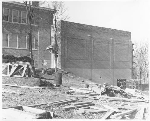 Auditorium and gymnasium building, addition to Graded and High School at Edmonton, KY