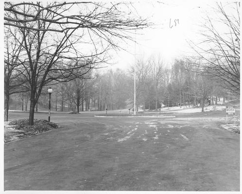 Completed section of Eastern Parkway at entrance to Cherokee Park, Louisville, KY