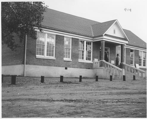 Consolidated school constructed at Petroleum, KY