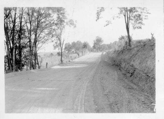 County road construction in Anderson County, 1942