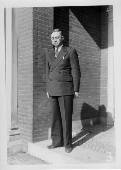 County Judge R.E. Hall, 1942