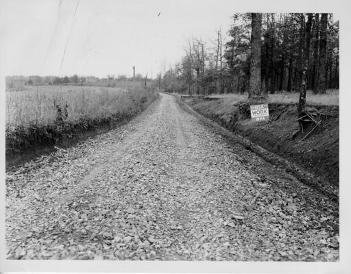 Merry Oaks Road constructed by WPA