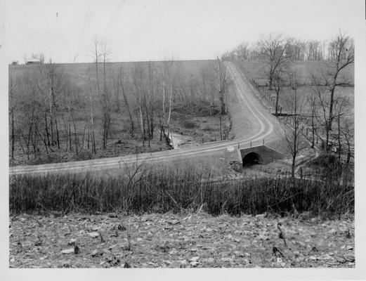 Mount Herman Road constructed by WPA