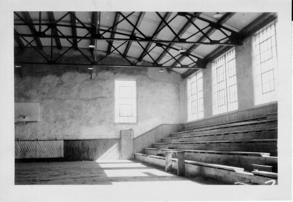 Interior of Sharpsburg Gymnasium