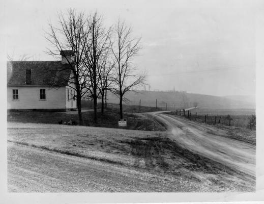 Mormon Church Road near Owingsville constructed by WPA