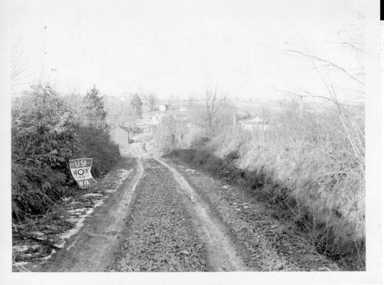 Beaver Road constructed by WPA
