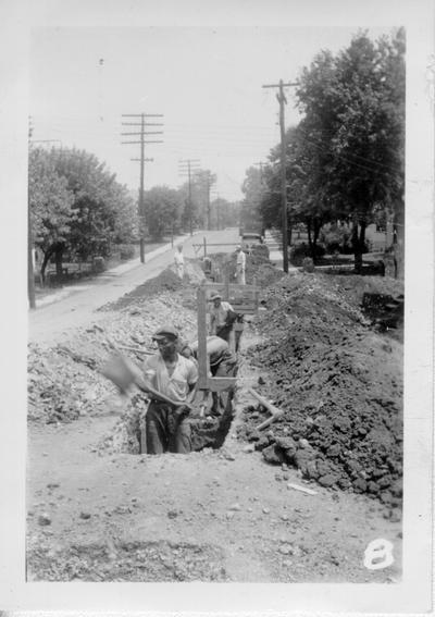 WPA sewer construction project in Paris, Ky