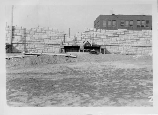 Fairview Gymnasium construction, Ashland