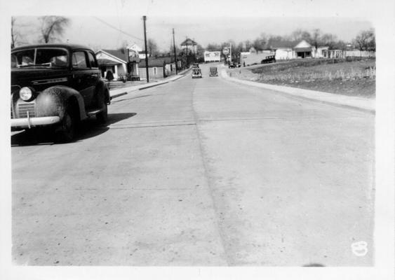 Concrete street in Ashland constructed by WPA