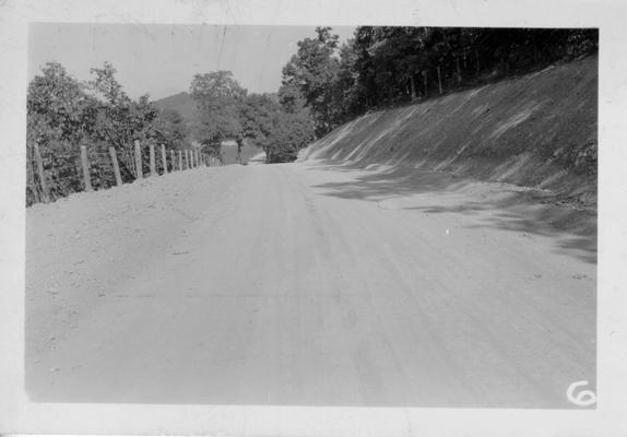 Shopic's Creek Road constructed by WPA